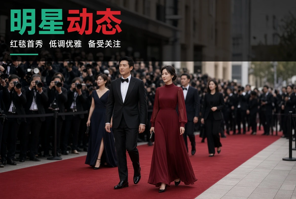 明星公开动态与舞台主题视觉